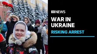 Women in Russia risk arrest speaking out against Ukraine war | ABC News