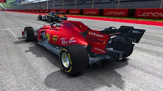 Real F1 CAR Racing Simulator [PS5-1080p] - Ferrari SF90 - YouTube Gaming 2 Laps