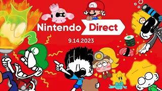 Nintendo Direct 9/14/23 REACTION (THOUSAND YEAR DOOR REMAKE, LET'S GOOO!!!!) - Trio Reacts