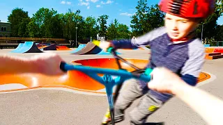 These scooter kids at skateparks HAVE TO BE STOPPED.