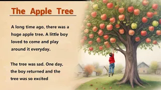 Learn English through Story Level 1 | The Apple Tree - english story with subtitles