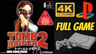 Tomb Raider 2: Starring Lara Croft JAPAN EDITION | PS1 | 4K60ᶠᵖˢ🔴| 100% ALL SECRETS Longplay Full