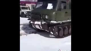 #Soviet UAZ-452 Loaf on Tracks !