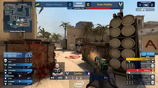 ZywOo pistol ACE with 9 hp GF against Na`Vi | IEM Beijing 2020