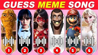 Guess Meme & Who's Singing🎤🎵🔥| Lay Lay, King Ferran, Salish Matter, Gegagedi, Elsa, Mario, Lady Bug