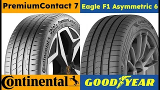 Continental PremiumContact 7 vs Goodyear Eagle F1 Asymmetric 6