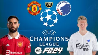EA FC 24 | UEFA Match 2 | MANCHESTER UNITED vs COPENHAGEN | No Commentary Gameplay