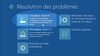 إعادة تهيئة الوندوز 10 .Réparation windows 10 sans CD