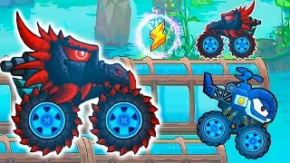 ДРАКОН Car Eats Car Multiplayer Победили БОССА и Открыли Новую Машину Дракон в Гонках Car Eats Car