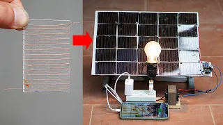 I Turned The Plastic Sheet Into A Permanent Solar Battery