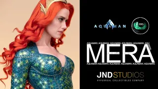JND Studios- Mera - 1:3 scale Hyperreal Statue - Aquaman - Queen of Atlantis- Amber Heard