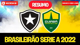 BOTAFOGO 0 X 2 CUIABÁ | CAMPEONATO BRASILEIRO 2022 | 35ª RODADA | NARRAÇÃO