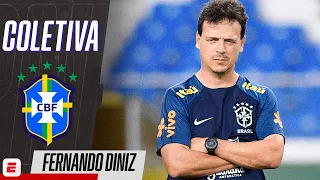 FERNANDO DINIZ AO VIVO! técnico da seleção brasileira concede entrevista coletiva