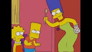 The Simpsons marge hits the bart