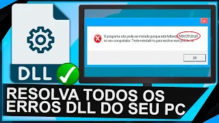 Como Resolver TODOS ERROS de DLL do seu PC Windows | Soluções de ERROS em Jogos e Programas!