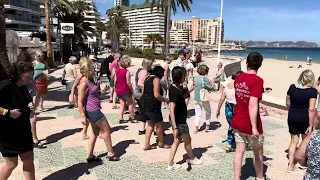 Stand by me - International line dance flashmob 2024 - Calpe, Spain