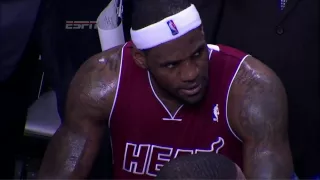 LeBron James Apologizes to Mario Chalmers after yelling at him (2013.12.18)
