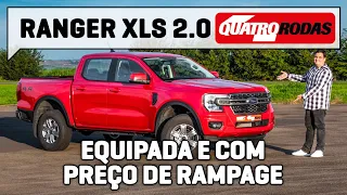 Ford Ranger XLS 2.0 é simples sem ser BÁSICA e tem preço de RAMPAGE