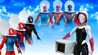 What If Many SPIDER-MAN in 1 HOUSE? | Hey KID SPIDERMAN, TEAM SPIDERMAN Turns Into A SKIBIDI TOILET