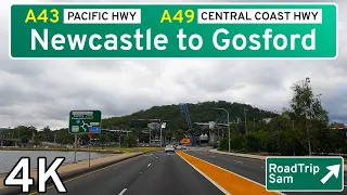 Driving on the Central Coast - New South Wales, Australia - POV / music