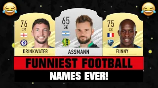 FUNNIEST FOOTBALL NAMES! 😂😜 ft. Drinkwater, Funny and Assmann!