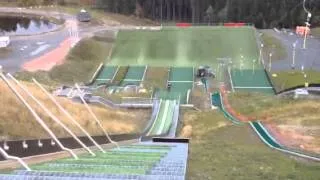 Ski Jumping on a bike