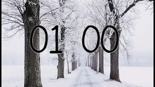 1 Minute Winter ❄️ Countdown Timer ⏱