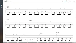 Rage Against The Machine - Guerrilla Radio (LEAD GUITAR TAB PLAY ALONG)