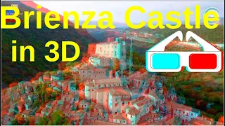 Brienza, Potenza, Basilicata, Italy in red-cyan anaglyph iXYt 3D video