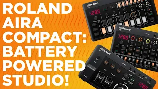 Roland Aira Compact : T-8 / J-6 / E-4 : Portable Drum Machine, Polyphonic Synth, & Vocal Effects