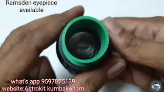 Homemade 2" [50mm ] Ramsden eyepiece