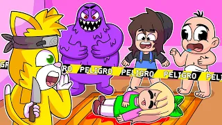 ¿QUIÉN ES EL ASESINO? 😂 ¿ES GRIMACE SHAKE? 🔪😱 MINECRAFT MICHI MIAU - MOMENTOS DIVERTIDOS