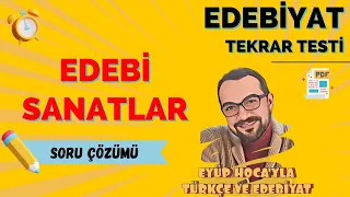 EDEBİ SANATLAR SORU ÇÖZÜMÜ