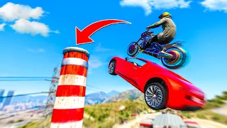 I Landed One of My BEST Car Stunts In GTA 5…