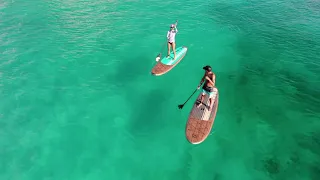 Cruiser SUP® XPLORER SE Woody Stand Up Paddle Board In Action