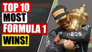 Top 10 Most F1 WINS by Driver! (1950-2021) | Formula 1