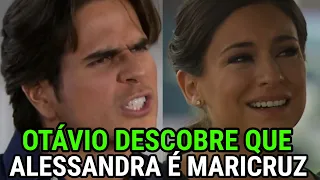 OTÁVIO DESCOBRE QUE ALESSANDRA É MARICRUZ "EU TENHO UMA FILHA! Coração Indomável SBT