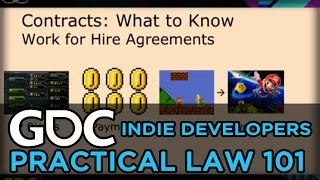 Practical Law 101 For Indie Developers: Not Scary Edition