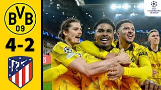 Dortmund Added 2 More Goals After Atletico Equalized | Dortmund vs Atletico Madrid (4-2) Highlights