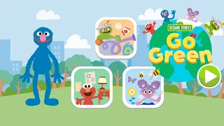 SESAME STREET : Go Green 💚 PBS KIDS Game (mini explorers zone)