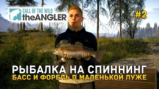 Рыбалка на Спиннинг. Басс и Форель в маленькой луже - Call of the Wild: The Angler #2