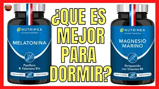 ¿MELATONINA O MAGNESIO? 💔 ¿QUE ES MEJOR PARA DORMIR?