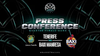 Lenovo Tenerife v BAXI Manresa - Press Conference | Basketball Champions League 2022/23