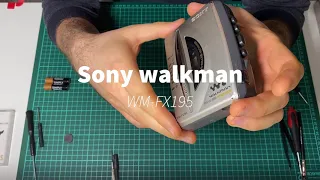 How to fix your walkman? Wm-fx195. Walkman tamiri, kayış değişimi