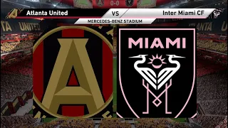 Atlanta United vs Inter Miami | MLS 23/24 | Full match | FIFA 23 Xbox