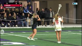 Denver vs Northwestern women's college lacrosse 2024