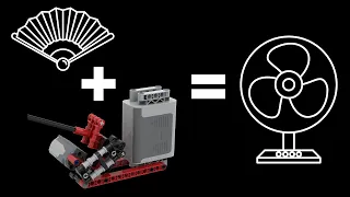 A simple motorized Lego Technic Fan