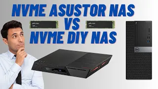 DIY Nvme Nas vs NVME Asustor Flastor NAS!   Price and Performance, Raid 5. SSD Home Server.