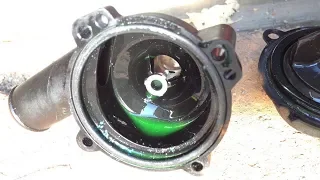 That's why the temperature of the Motor in your AUTO drops.