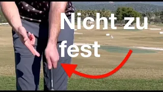 Neutraler GOLFGRIFF (Golfgriff richtig) - So greifst DU den Schläger richtig